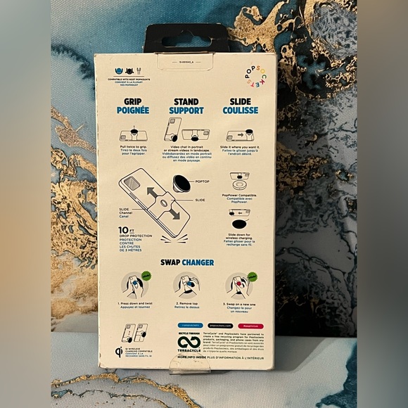 NWT Popsocket PopCase x PopGrip iPhone 12 Pro Max case - Picture 2 of 3